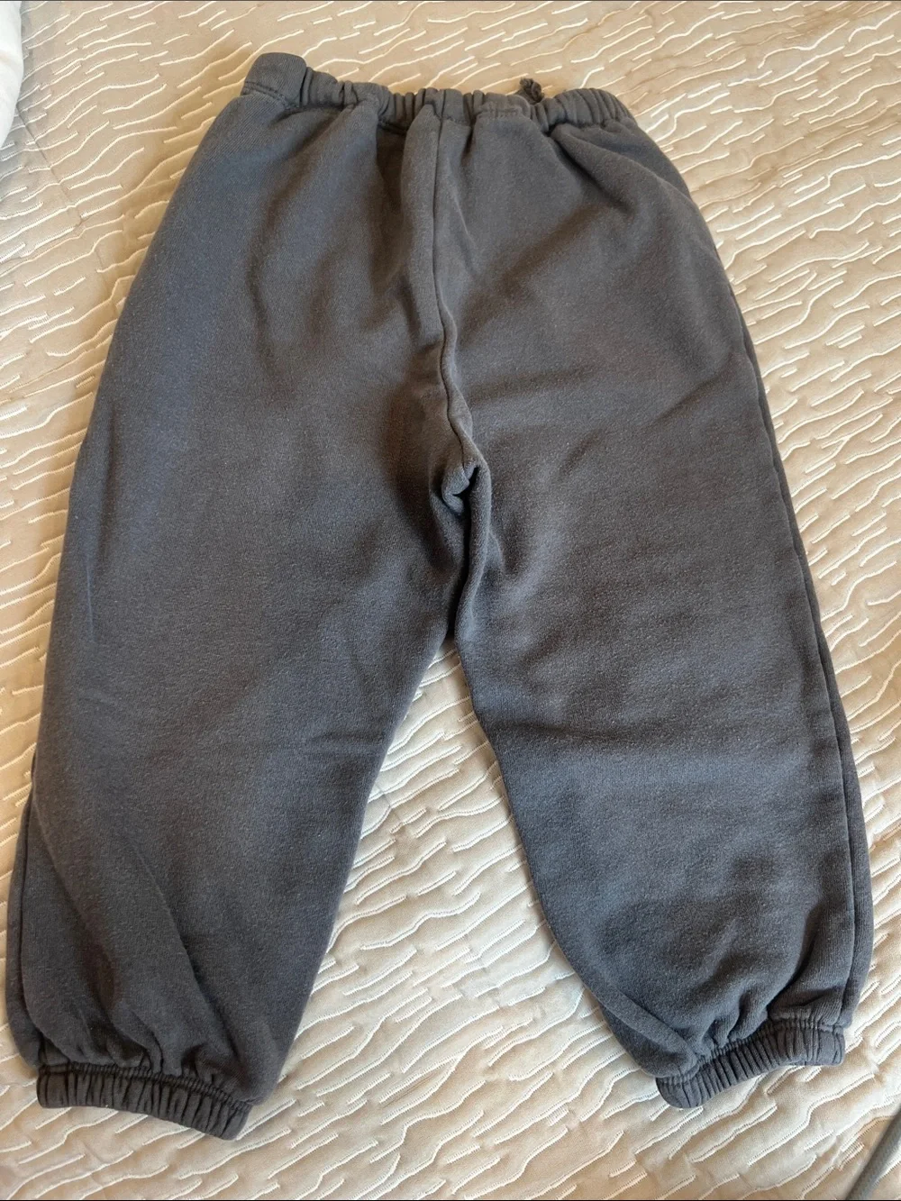 H&M Cream Mickey Mouse Sweatshirt with Charcoal Joggers - Kids Set